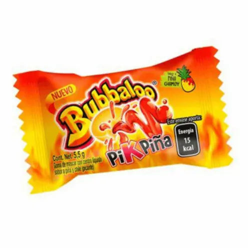 Bubbaloo Pika Piña Bubble Gum 5.1 g Exotic Candy Snaxies Montreal Quebec Canada