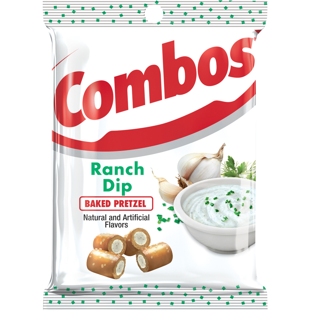Combos Ranch Dip Baked Pretzel 178.6 g Snaxies Exotic Snacks Montreal Quebec Canada