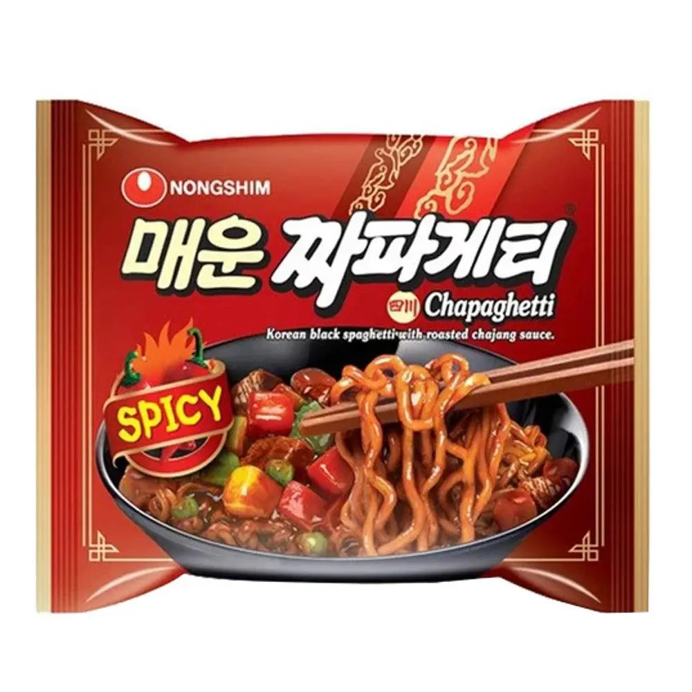 Nongshim Spicy Chapagetti 137 g Snaxies Exotic Snack Montreal Quebec Canada