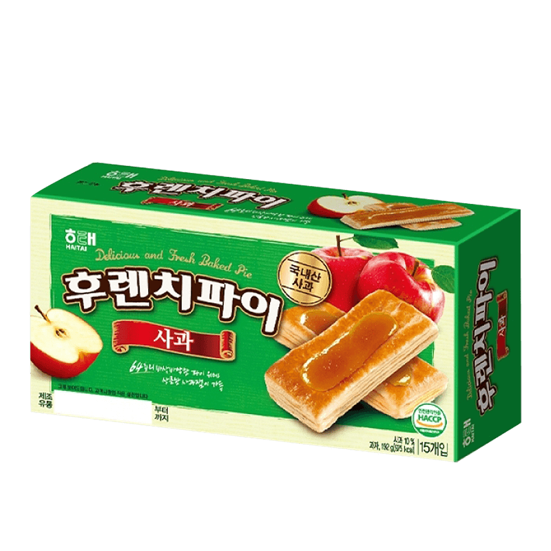 Haitai French Pie Apple 192 g Snaxies Exotic Snacks Montreal Quebec Canada