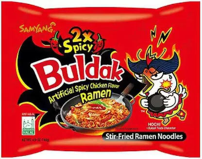 Samyang Buldak Ramen 2x Spicy Pack 140 g Exotic Snacks Snaxies Montreal Quebec Canada