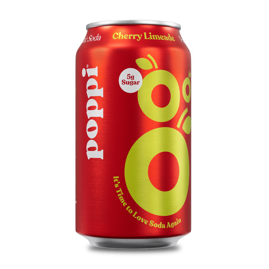 Poppi Cherry Limeade 355 mL Snaxies Exotic Drink Montreal Quebec Canada
