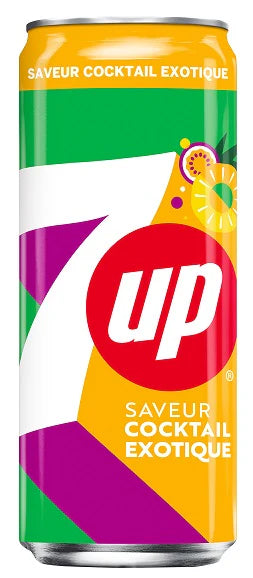 7UP Cocktail Exotique 330 ml Snaxies Exotic Drink Montreal Quebec Canada