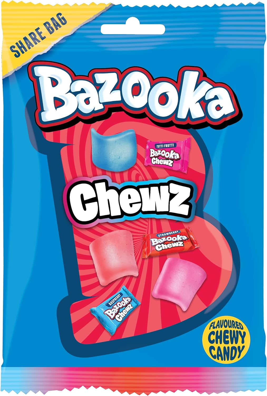 Bazooka Mini Chews 120 g Exotic Snacks Snaxies Montreal Quebec Canada