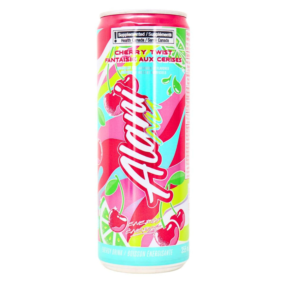 Alani Nu Cherry Twist Energy Drink 355 mL Snaxies Exotic Drink Montreal Quebec Canada