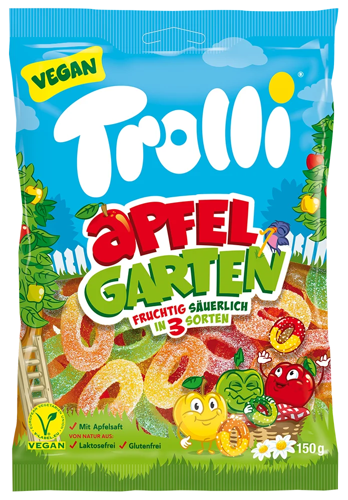Trolli Apfel Garten (Apple Garden) 150 g Exotic Snacks Snaxies Montreal Quebec Canada