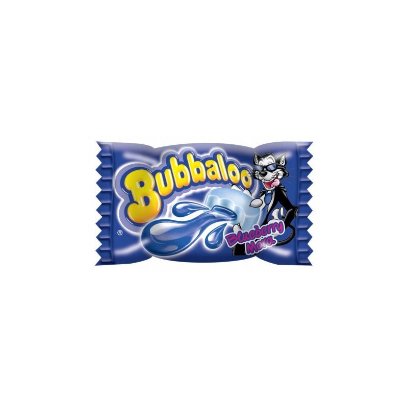 Bubbaloo Mora Azul Bubble Gum 5.1 g Exotic Candy Snaxies Montreal Quebec Canada