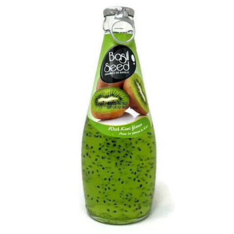 Basil Seed Kiwi Flavour Drink 290 mL Snaxies Exotic Drinks Montreal Quebec Canada