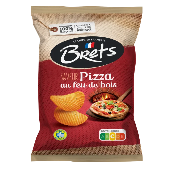 Brets Chips Wood Fire Pizza Flavour 125 g