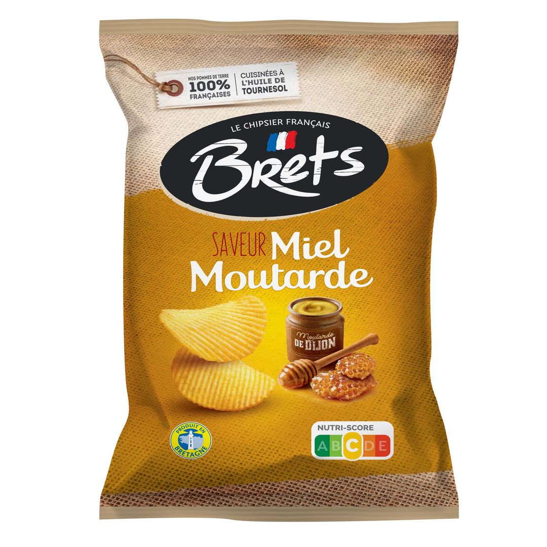 Brets Chips Honey Mustard Flavour 125 g Snaxies Exotic Chips Montreal Canada
