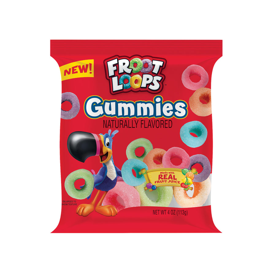 Froot Loops Gummies 113 g Exotic Candy Snaxies Montreal Quebec Canada
