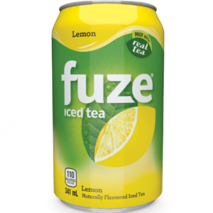 Fuze Tea Lemon 355 mL Exotic Drinks Montreal Quebec Canada Snaxies
