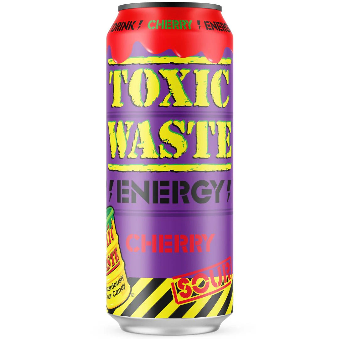 Toxic Waste Cherry Energy Drink 330 mL Snaxies Exotic Candy Montreal Quebec Canada