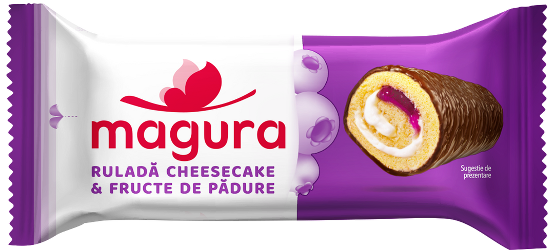 Magura Forest Fruits Cheesecake Roulade 35 g Exotic Snacks Montreal Quebec Canada Snaxies
