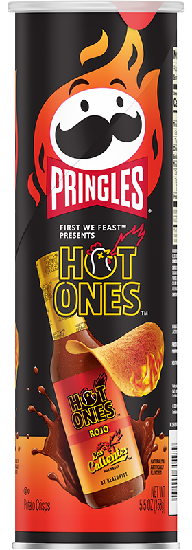 Pringles Hot Ones Los Calientes Rojo 156 g Exotic Snacks Snaxies Montreal Quebec Canada