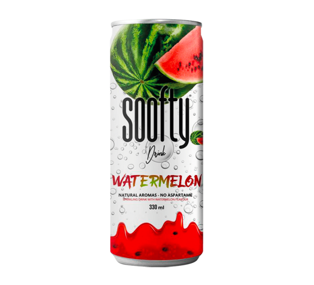 Soofty Watermelon 330 ml Snaxies Exotic Drinks Montreal Quebec Canada