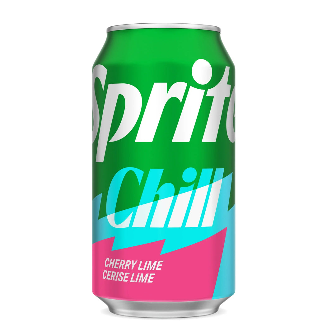 Sprite Chill Cherry Lime Can 355 mL Drink Snaxies Montreal Quebec Canada