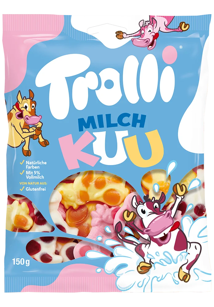 Trolli Milk Cows (Milchkuu) 150 g Snaxies Exotic Snacks Montreal Quebec Canada