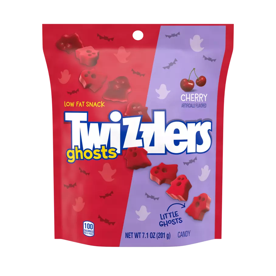 Twizzlers Cherry Ghosts 201 g Imported Exotic Candy Store Montreal Quebec Canada Snaxies