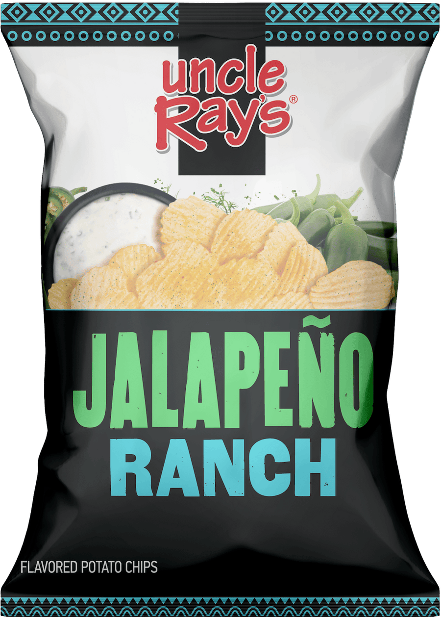 Uncle Ray's Jalapeno Ranch Chips 85 g Snaxies Exotic Snacks Montreal Quebec Canada