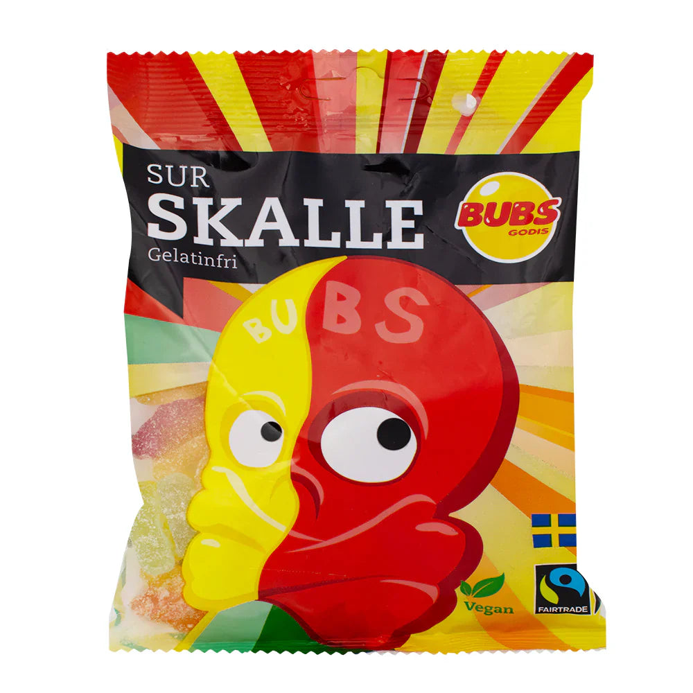 Bubs Sour Skull 90 g Exotic Candy Snaxies Montreal Quebec Canada