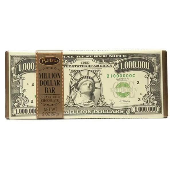Barton's Million Dollar Milk Chocolate Bar 57 g Snaxies Exotic Snacks Montreal Quebec Canada