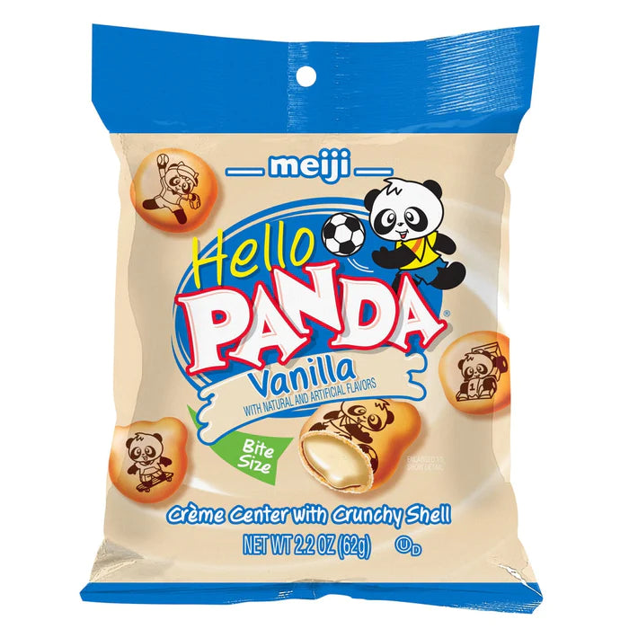 Meiji Hello Panda Vanille 62 g Snaxies Exotic Snacks Montreal Quebec Canada