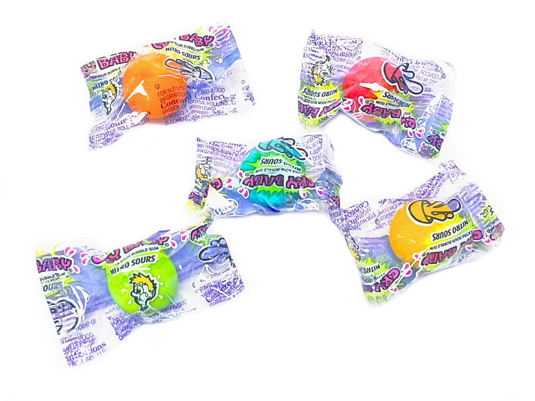 Cry Baby Nitro Sours Gumballs 7 g Snaxies Exotic Snacks Montreal Quebec Canada