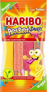 Haribo Pasta Basta Sauer Exotic 160 g Snacks Snaxies Montreal Quebec Canada