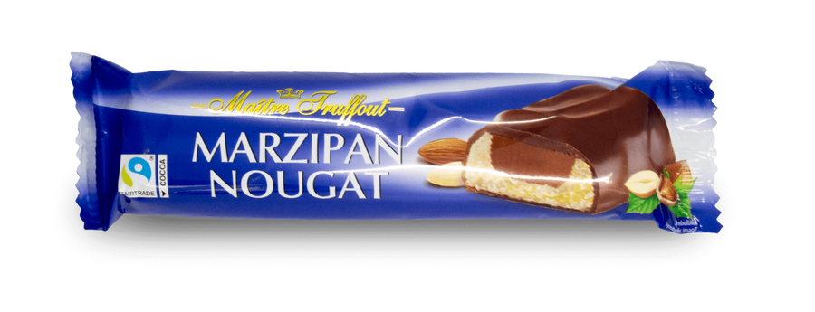 Maître Truffout Marzipan Nougat Bar 75g Snaxies Exotic Chocolate Montreal Quebec Canada