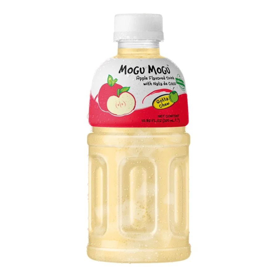Mogu Mogu Apple with Coconut Jelly 320 mL Snaxies Exotic Drinks Montreal Quebec Canada