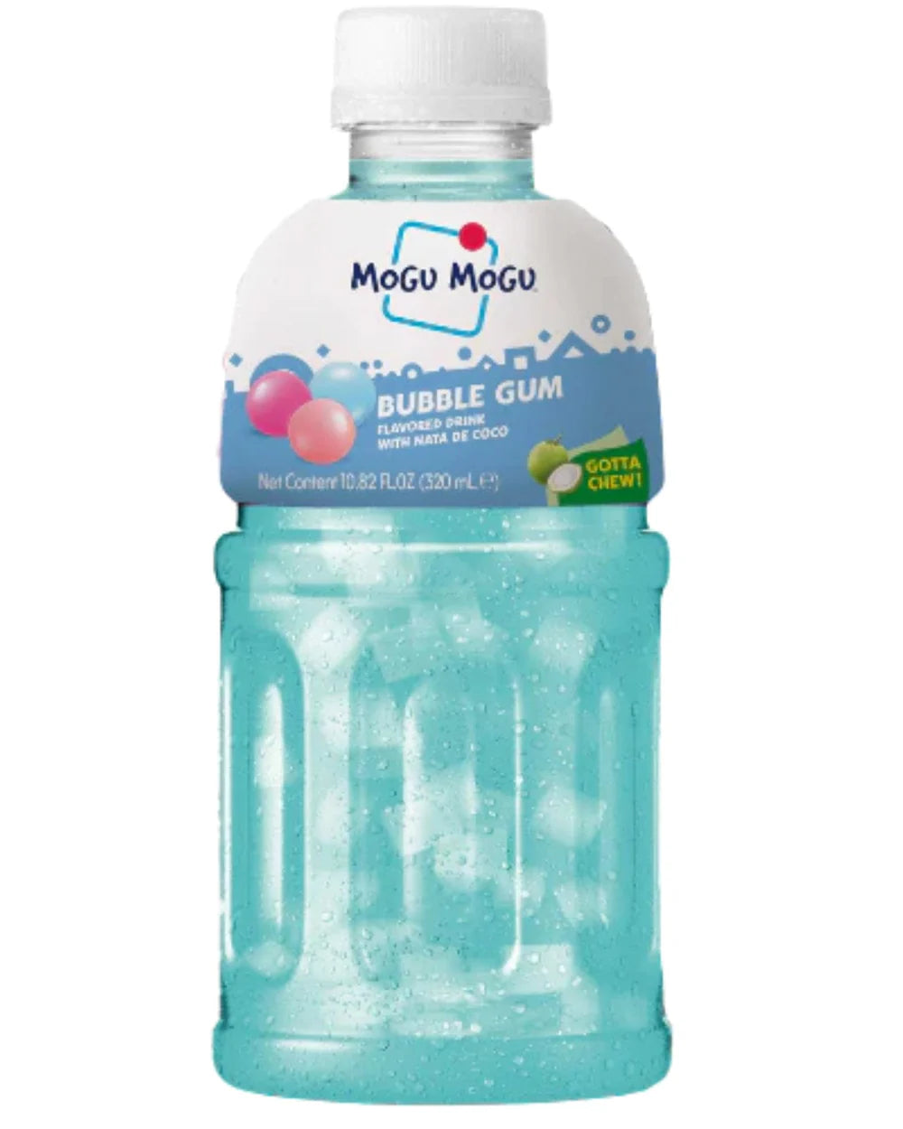 Mogu Mogu Bubble Gum with Coconut Jelly 320 mL Snaxies Exotic Drinks Montreal Quebec Canada