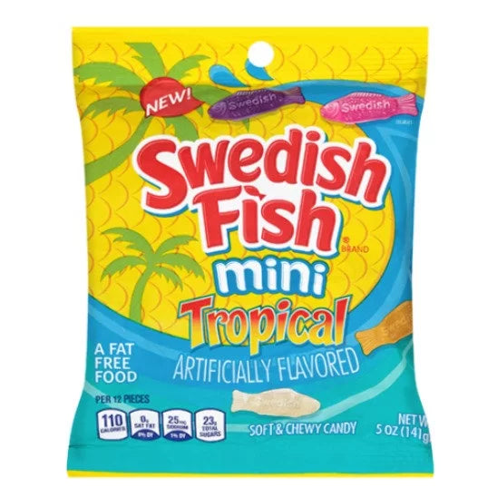 Swedish Fish Mini Tropical 141 g – Snaxies