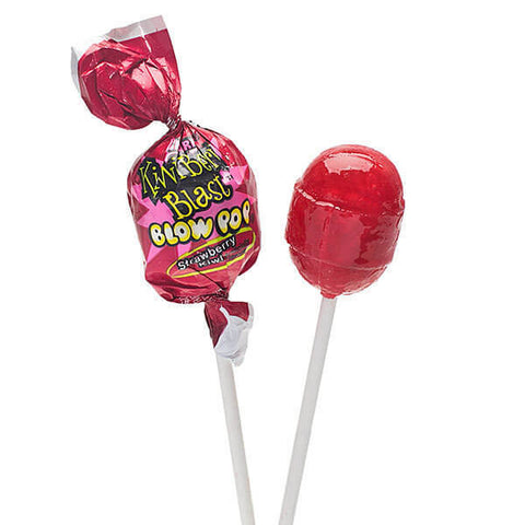 Charms Kiwi Berry Blast Blow Pop 18.4 g Snaxies Exotic Candy Montreal Canada