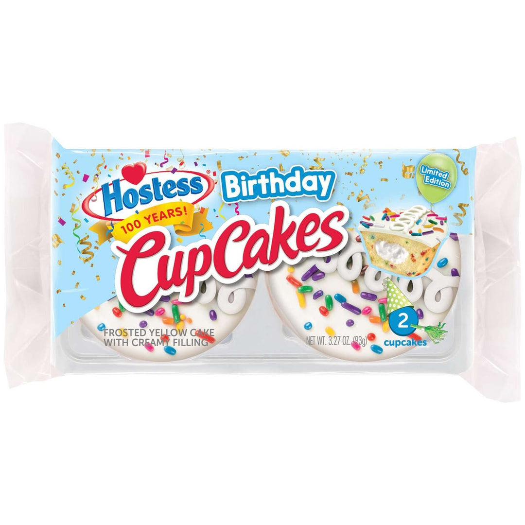 Hostess Birthday Cupcakes 93 g Snaxies Exotic Pastry Montreal Canada