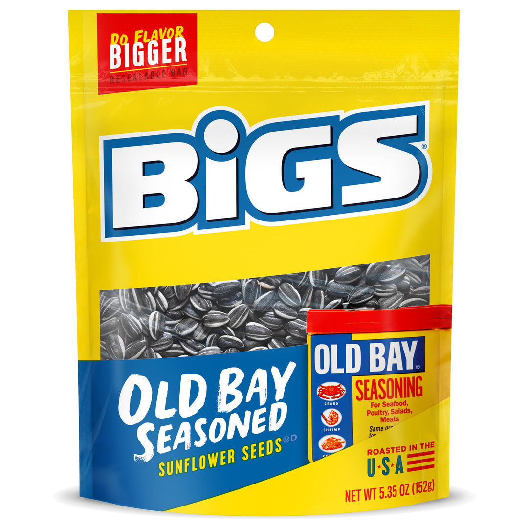 Bigs Old Bay Seasoned Sunflower Seeds 152 g Snaxies Exotic Snacks Montreal Canada