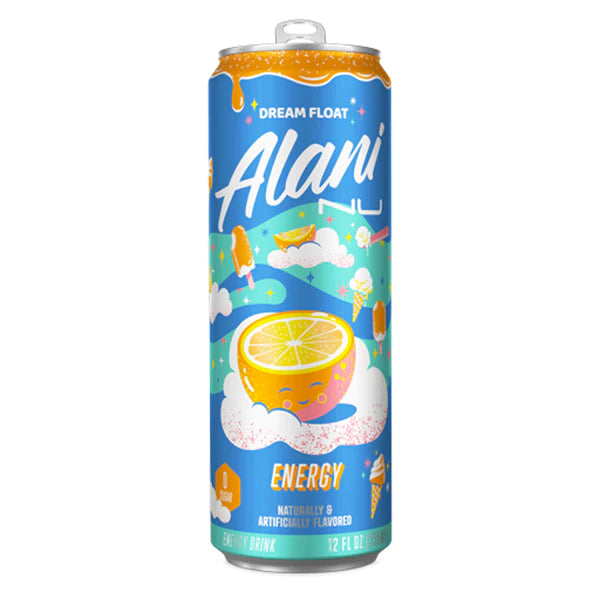Alani Nu Dream Float Energy Drink 355 mL Exotic Drink Snaxies Montreal Canada Quebec