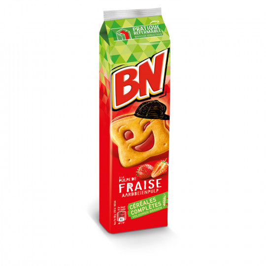 BN Strawberry Biscuits 295 g - Exotic Cookies - Europe - Snaxies
