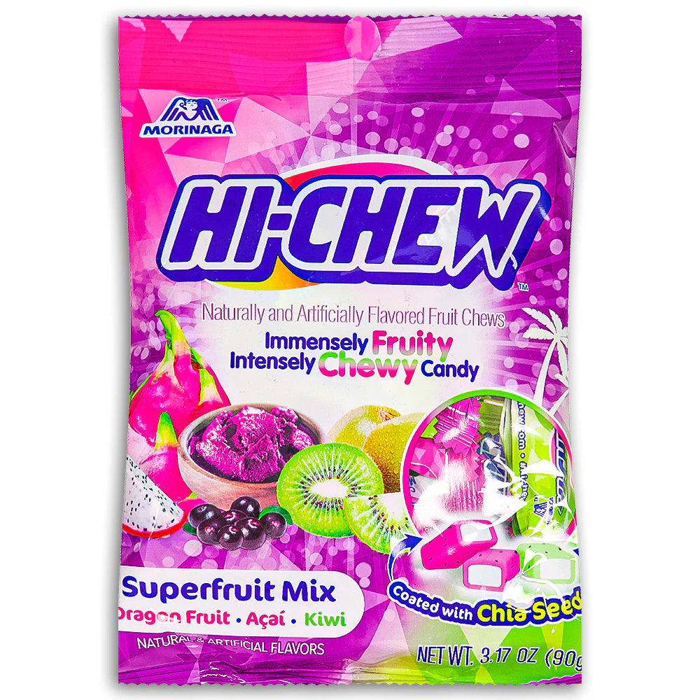 Hi-Chew Superfruit Mix 90 g Snaxies Exotic Candy Montreal Quebec Canada
