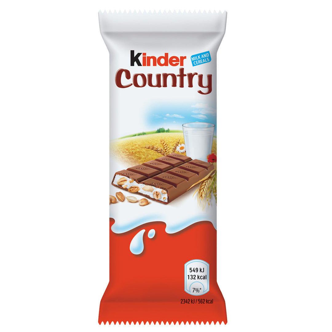 Kinder Country 23.5 g Snaxies Exotic Snacks Montreal Quebec Canada