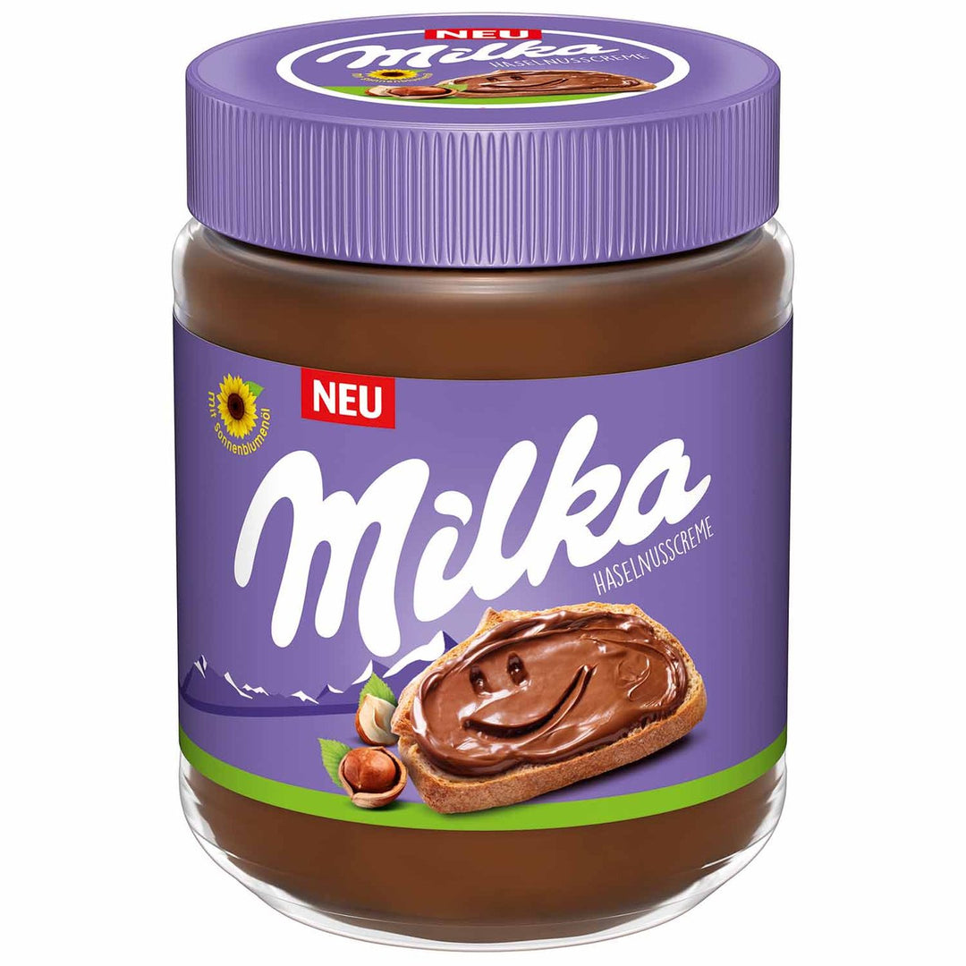 Milka Hazelnut Cream Spread 350 g Imported Germany Snaxies Montreal Canada
