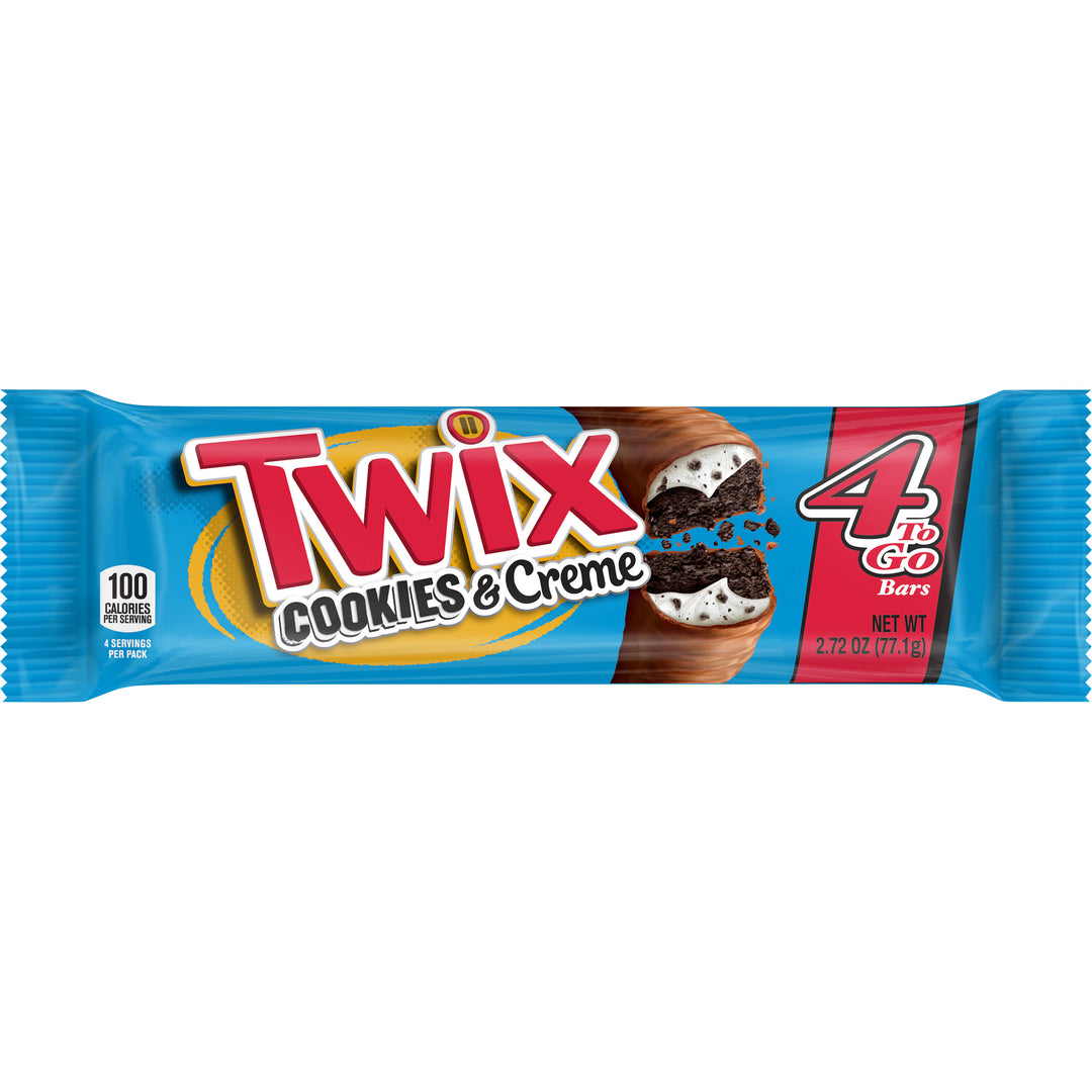 Twix Cookies & Creme Chocolate Bar 77 g Exotic Candy Montreal Quebec Canada Snaxies