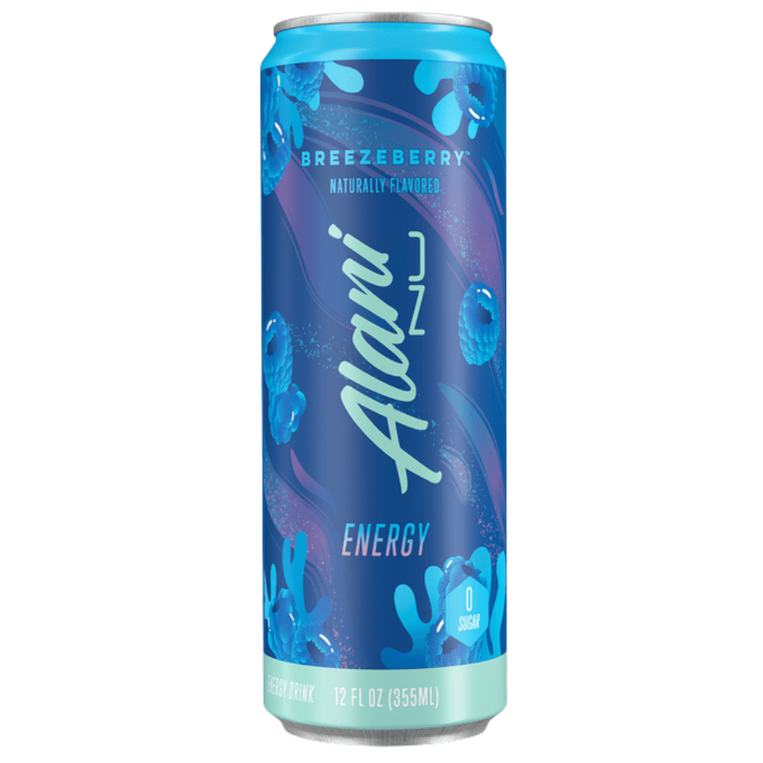 Alani Nu Breezeberry Energy Drink 355 ml Snaxies Exotic Drink Montreal Quebec Canada