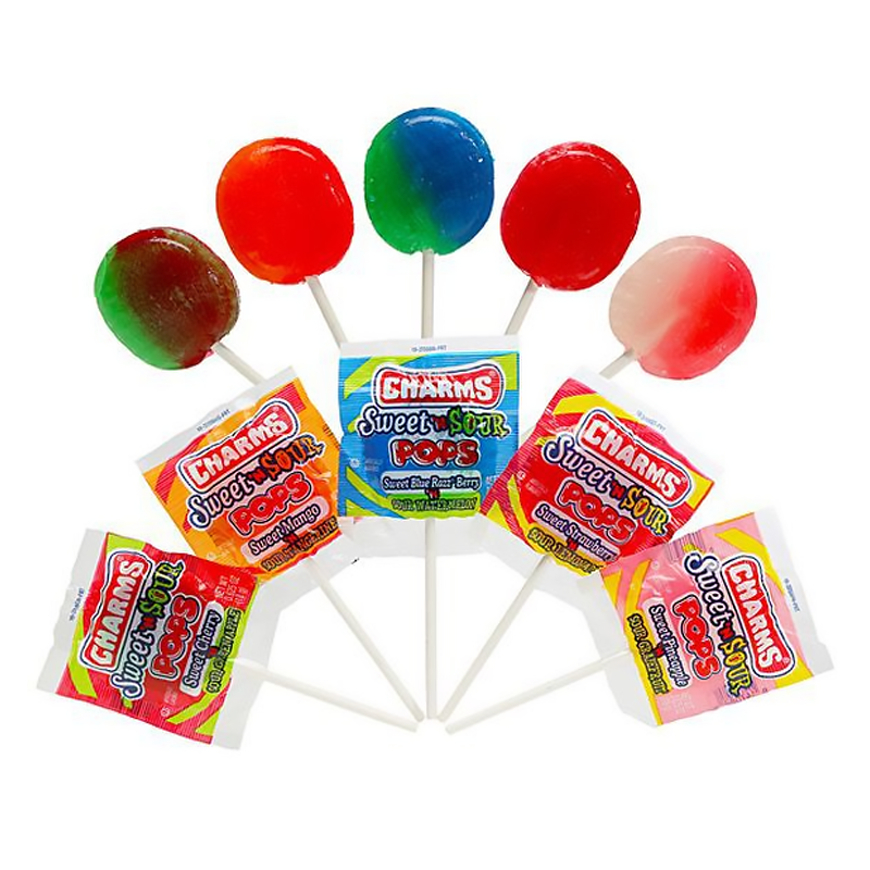 Charm Sweet & Sour Pops 18.4 g Snaxies Exotic Candy Montreal Canada