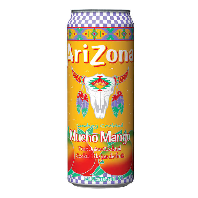 Arizona Mucho Mango Fruit Juice Cocktail 650 ml Snaxies Exotic Juice Montreal Canada