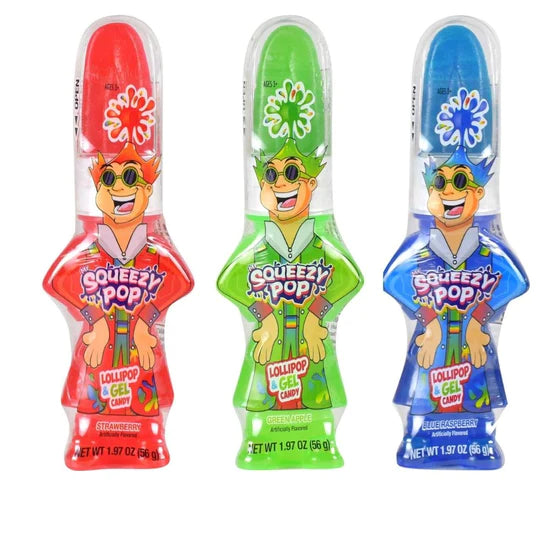 Koko's Mr Squeezy Pop Squeeze-N-Lik 54 g Snaxies Exotic Candy Montreal