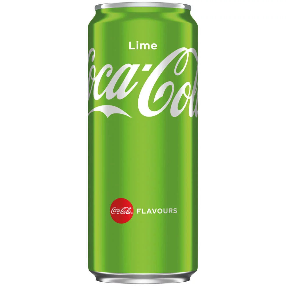 Coca-Cola Lime Can 330 ml Snaxies Exotic Soft Drinks Montreal