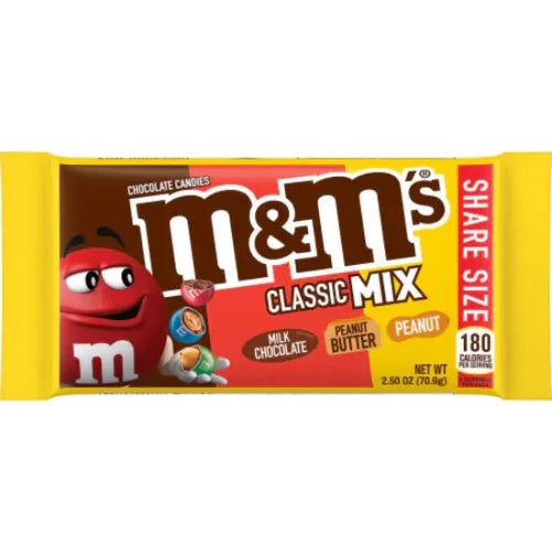 M&M's Classic Mix 70.9 g Exotic Snacks Snaxies Montreal Quebec Canada