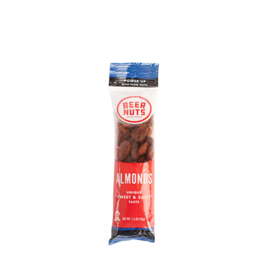 Beer Nuts Roasted Almonds 43 g Exotic Snacks Snaxies Montreal Quebec Canada 