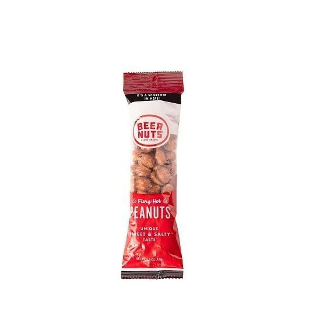 Beer Nuts Fiery Hot Peanuts 43 g Exotic snacks Snaxies Montreal Quebec Canada